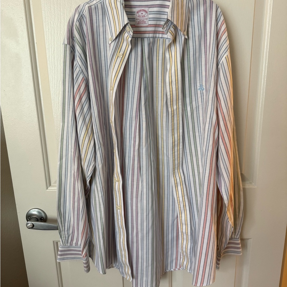 Brooks Brothers Men's Multicolor Striped Shirt